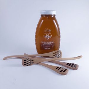 Honeycomb Patterned Honey Dipper