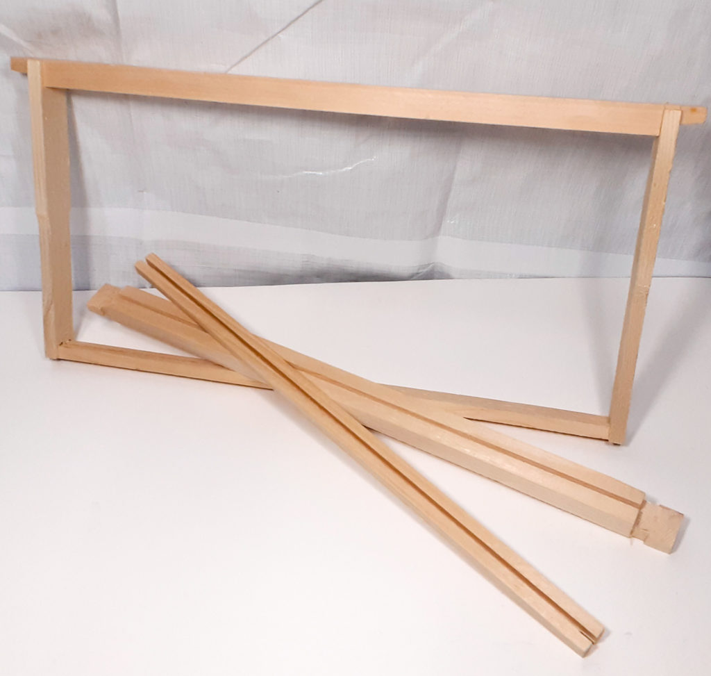 Groove Top / Grooved Bottom Frames Unassembled HappBee Acres Bee Supply