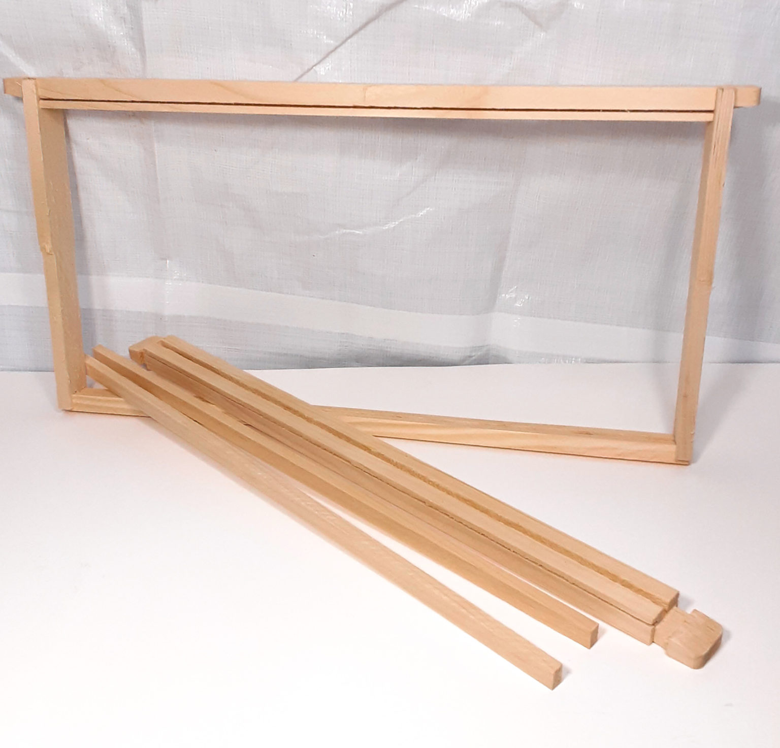 Deep Wedge Top Frames Unassembled 10 pack HappBee Acres Bee Supply