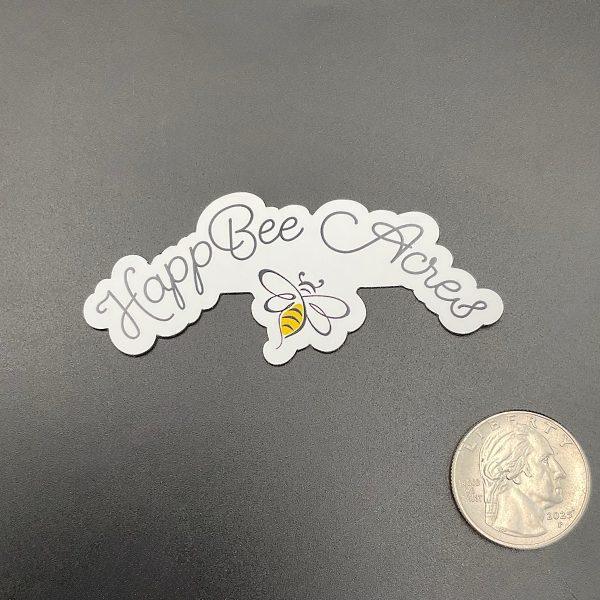 HappBee Acres Magnet w Bee Logo