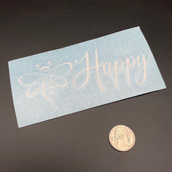 Bee Happy Decal