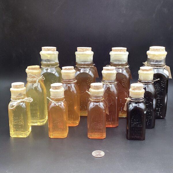 Honey filled In Muth Bottle