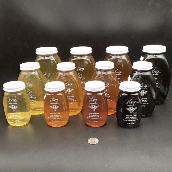 Honey filled in Glass