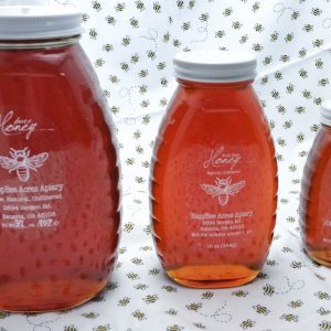 Honey filled in Glass