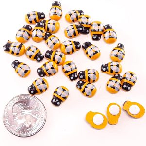 Adhesive Wooden Bee