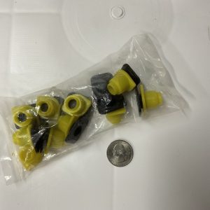 Black/ Yellow Caps