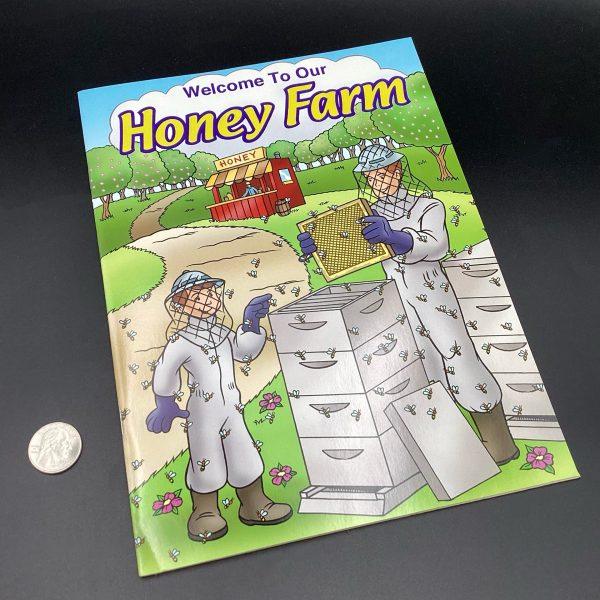 Welcome To Our Honey Farm Coloring Book
