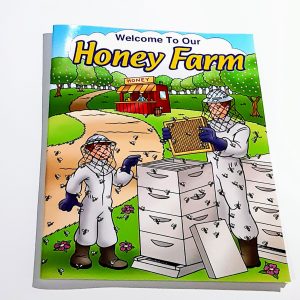 Welcome To Our Honey Farm Coloring Book