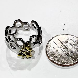 Silver Comb Ring