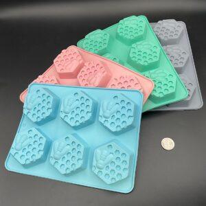 Hexagon Bee and Comb Mold