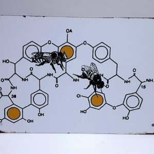 Bee Chemistry Metal Sign