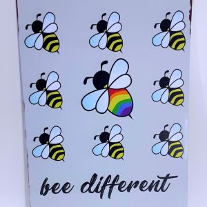 Bee Different Metal Sign