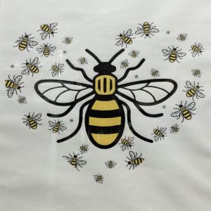 Bee Heart Canvas Print