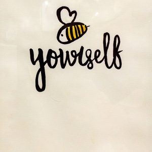 Bee Yourself Canvas Print Small