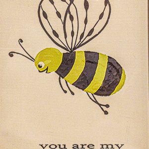 You are my sunshine Bee Canvas Print