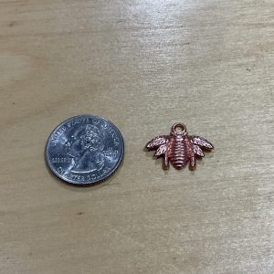 Rose Gold Bee Charm