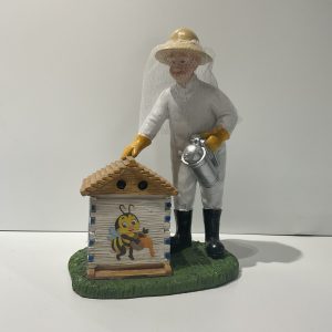 Resin Beekeeper Statue