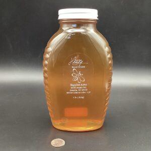 4lb Honey in Glass Queenline Jar