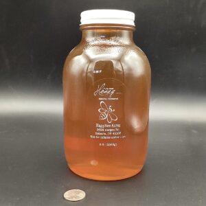5 lb Honey in Textured Glass Jar (5lb/80oz)