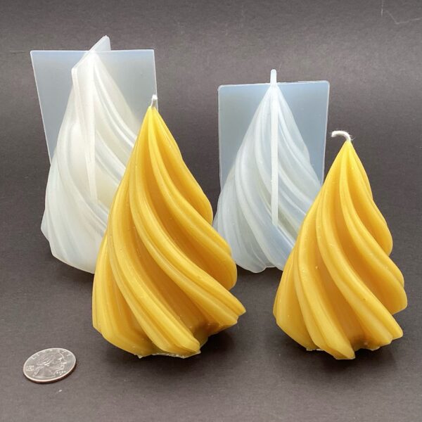 Swirl Tree Wax Mold