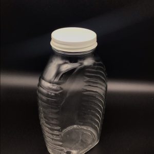 4lb/ 64 oz Queenline Glass Jar with lid 6 count