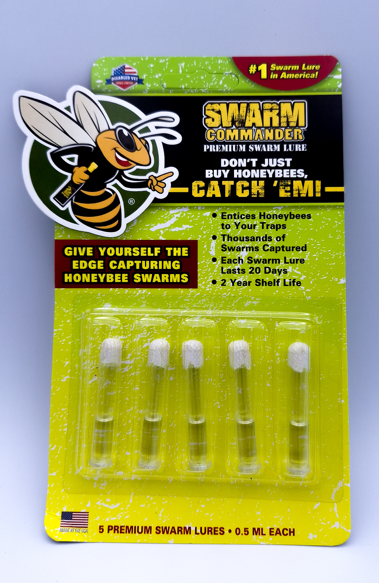 Swarm Commander Crushable Capsules - HappBee Acres Bee Supply