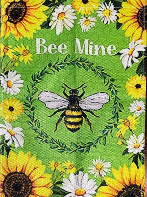 Bee Mine Garden Flag