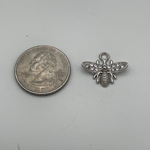 Silver Bee with Diamond Embedded Wings