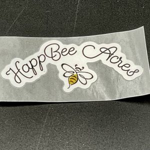 HappBee Acres Sticker w Logo