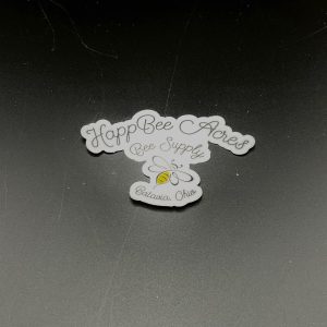 HappBee Acres Bee Supply Sticker with Logo (Batavia,Ohio)
