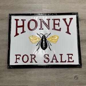 Vintage Honey For Sale Metal Sign