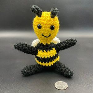 Crochet Bee with Arms and Legs