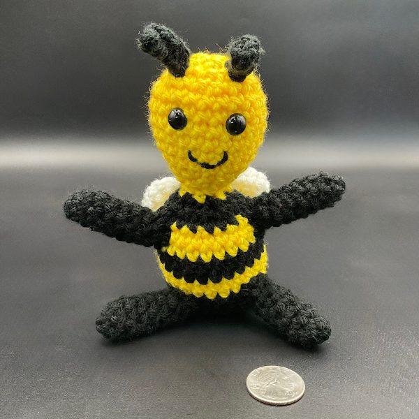 Crochet Bee with Arms and Legs