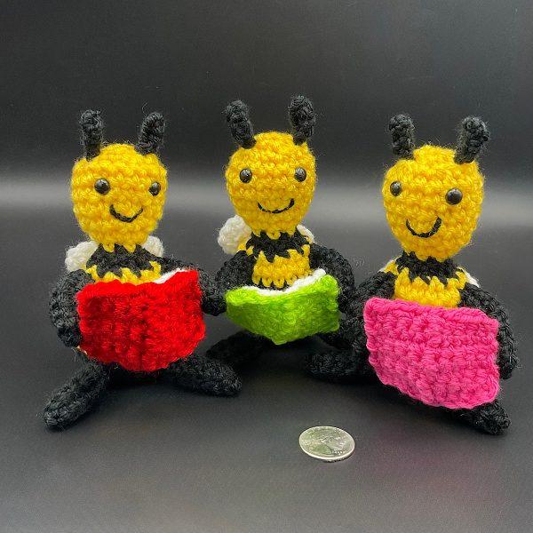 Crochet Book Bee