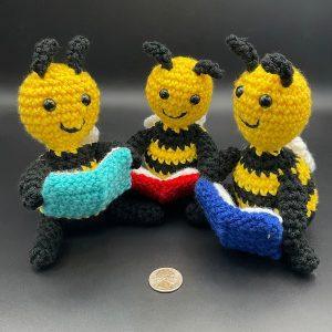 Crochet Book Bee