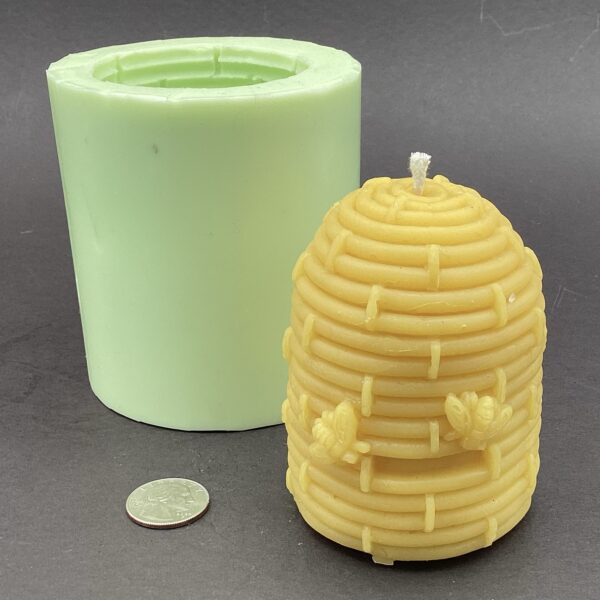 img_0780 Skep with bee Wax Mold