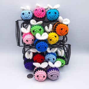 Handmade Crochet Bees - Small