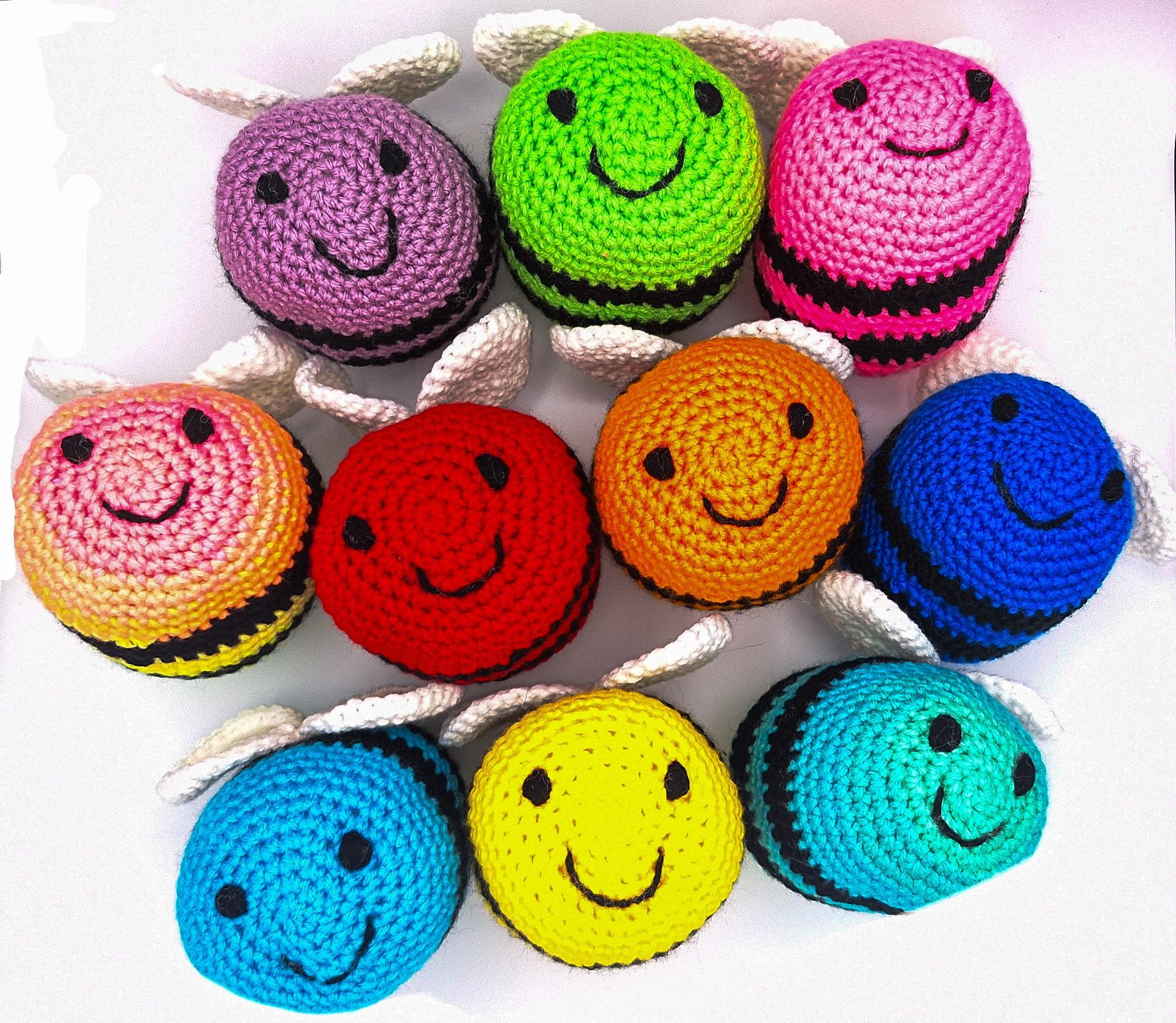 Crochet Bee with Arms and Legs