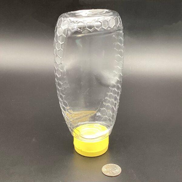 24 oz Inverted Honeycomb Pattern Plastic Bottle with No Drip Lid Case of 225