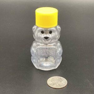 2 oz PET Panel Bear with Screw Top Lid