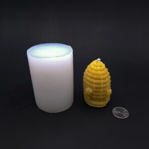 Tall Skep with Bees Wax Mold