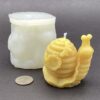 img_0754 Snail with Skep Shell Wax Mold