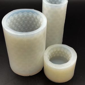 Hexagon Patterned Pillar Wax Mold