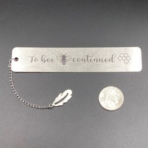 Stainless Steel Bee Bookmark