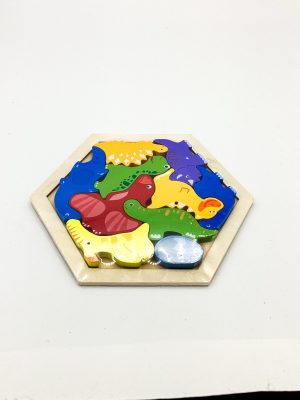 Dinosaur Tangram Puzzle