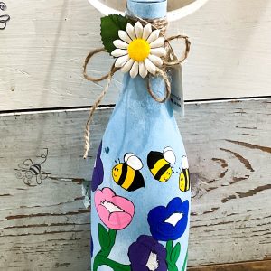 Spring Bees Lighted Fairy Bottle