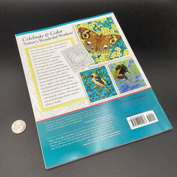 Birds, Butterflies, And Bees : A Pollinator Coloring Book