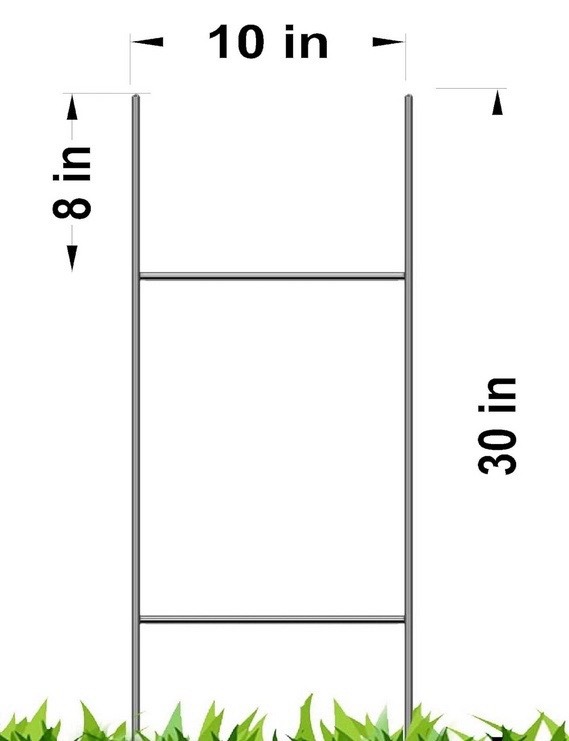 Corrugated Sign Stand