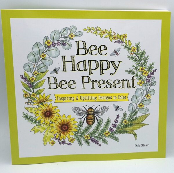 Bee Happy Bee Present Coloring Book