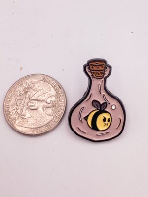 Bee in a bottle Pin